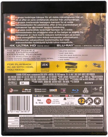The 5th Wave (Piąta fala) [Blu-Ray 4K]+[Blu-Ray]