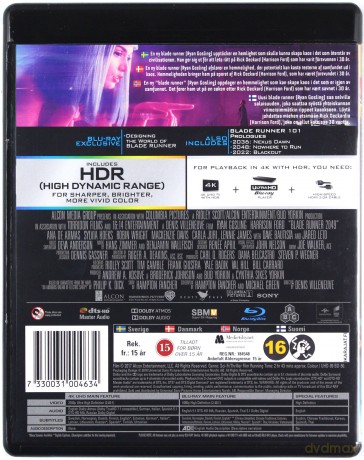 Blade Runner 2049 [Blu-Ray 4K]+[Blu-Ray]