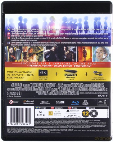 Close Encounters of the Third Kind (Bliskie spotkania trzeciego stopnia) [Blu-Ray 4K]+[Blu-Ray]