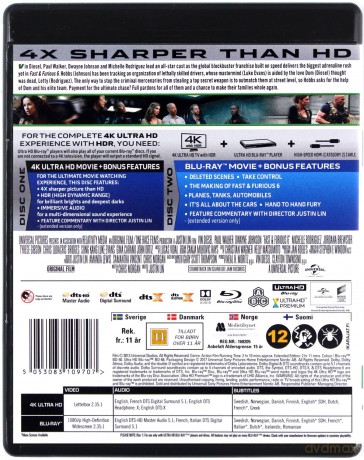 Fast & Furious 6 (Szybcy i wściekli 6) [Blu-Ray 4K]+[Blu-Ray]