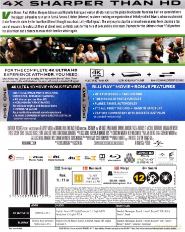 Fast & Furious 6 (Szybcy i wściekli 6) [Blu-Ray 4K]+[Blu-Ray]