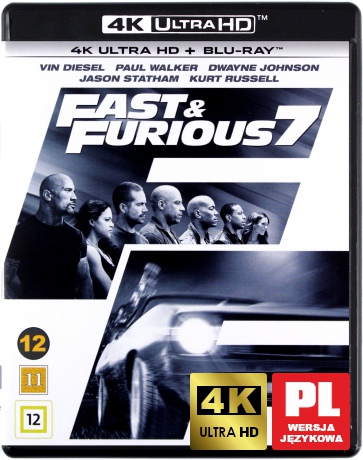 Szybcy i wściekli 7 [Blu-Ray 4K]+[Blu-Ray]