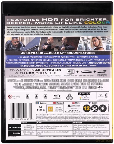 Szybcy i wściekli: Hobbs i Shaw [Blu-Ray 4K]+[Blu-Ray]