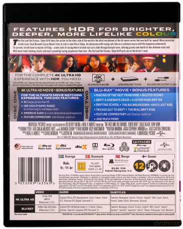 Szybcy i wściekli: Tokio Drift [Blu-Ray 4K]+[Blu-Ray]
