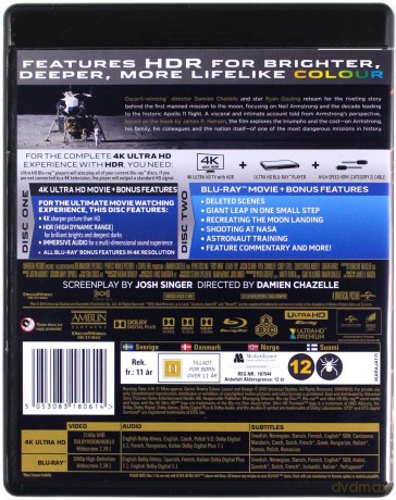 Pierwszy człowiek [Blu-Ray 4K]+[Blu-Ray]