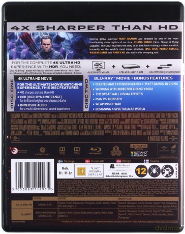 Wielki Mur [Blu-Ray 4K]+[Blu-Ray]