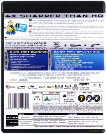 Despicable Me 2 (Minionki rozrabiają) [Blu-Ray 4K]+[Blu-Ray]