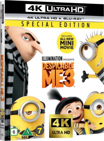 Despicable Me 3 (Gru, Dru i Minionki) [Blu-Ray 4K]+[Blu-Ray]