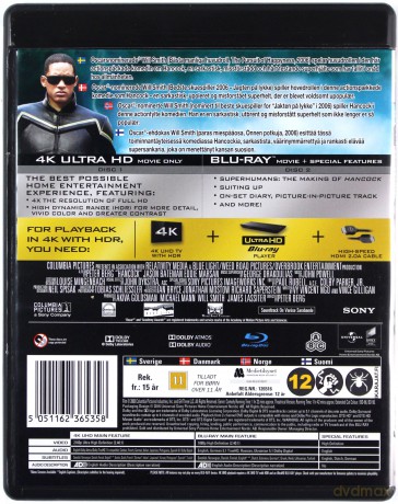 Hancock [Blu-Ray 4K]+[Blu-Ray]