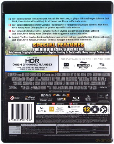 Jumanji: The Next Level (Jumanji: Następny poziom) [Blu-Ray 4K]+[Blu-Ray]