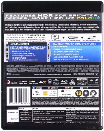 Jurassic World [Blu-Ray 4K]+[Blu-Ray]