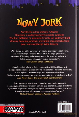 Mistrzowie Komiksu Nowy Jork Życie w Wielkim Mieście (twarda) - Neil Gaiman [KSIĄŻKA]