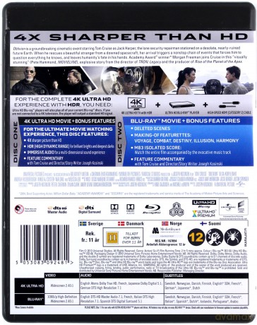 Oblivion (Niepamięć) [Blu-Ray 4K]+[Blu-Ray]