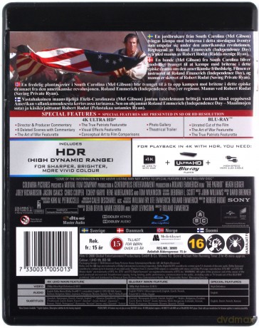 Patriota [Blu-Ray 4K]+[Blu-Ray]