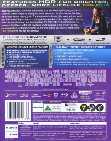 Pitch Perfect [Blu-Ray 4K]+[Blu-Ray]