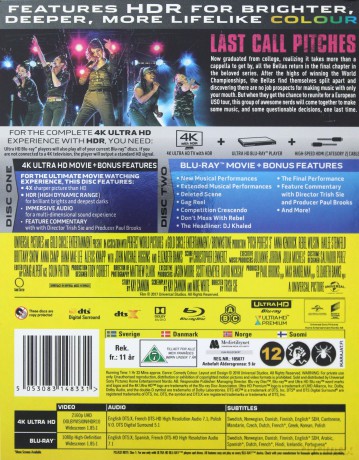 Pitch Perfect 3 [Blu-Ray 4K]+[Blu-Ray]