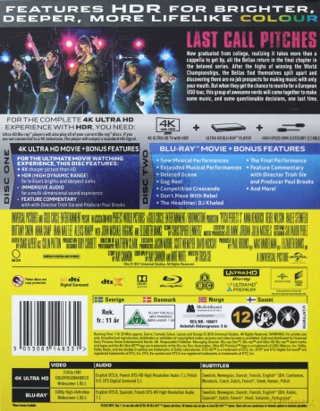 Pitch Perfect 3 [Blu-Ray 4K]+[Blu-Ray]
