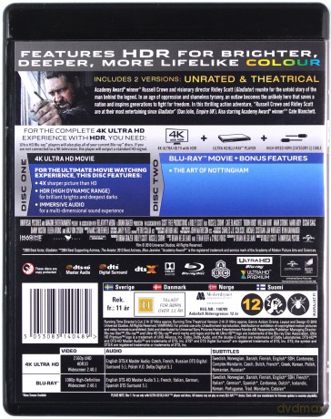 Robin Hood (2010) [Blu-Ray 4K]+[Blu-Ray]