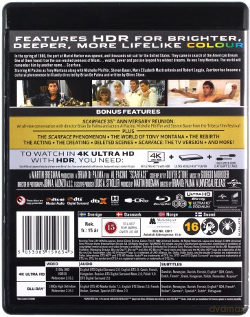 Człowiek z blizną [Blu-Ray 4K]+[Blu-Ray]