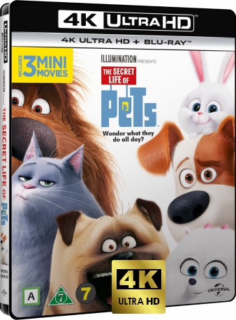 Secret Life Of Pets (Sekretne życie zwierzaków domowych) [Blu-Ray 4K]+[Blu-Ray]