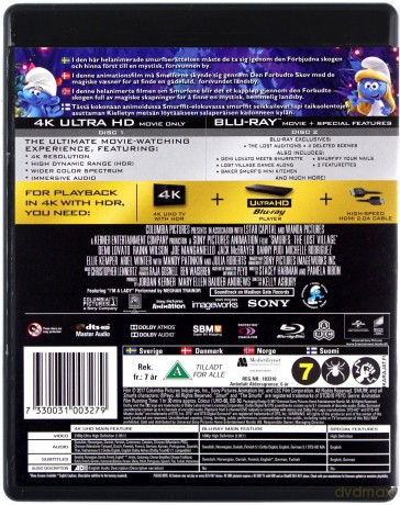 Smerfy: Poszukiwacze zaginionej wioski [Blu-Ray 4K]+[Blu-Ray]