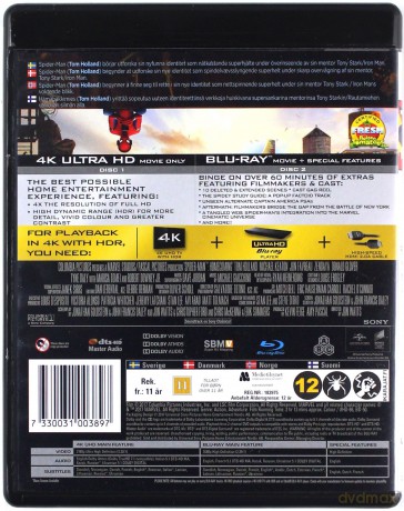 Spider-Man: Homecoming [Blu-Ray 4K]+[Blu-Ray]