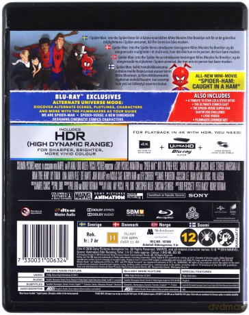 Spider-Man: Into The Spider-Verse (Spider-Man Uniwersum) [Blu-Ray 4K]+[Blu-Ray]