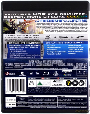 How to Train Your Dragon: The Hidden World (Jak wytresować smoka 3) [Blu-Ray 4K]+[Blu-Ray]