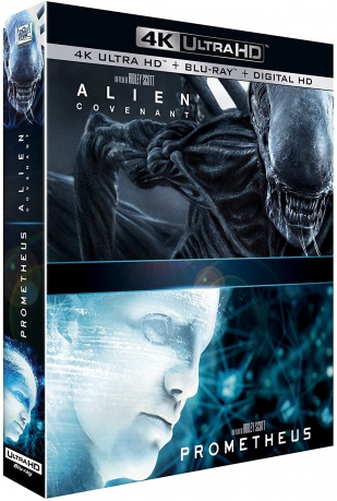 Alien: Covenant / Prometheus (Obcy Przymierze / Prometeusz) [BOX] [2xBlu-Ray 4K]+[2xBlu-Ray]