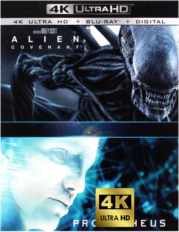Alien: Covenant / Prometheus (Obcy Przymierze / Prometeusz) [BOX] [2xBlu-Ray 4K]+[2xBlu-Ray]