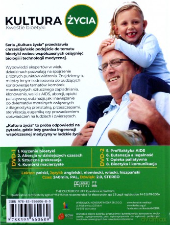 Kultura życia Kwestie bioetyki [2DVD]
