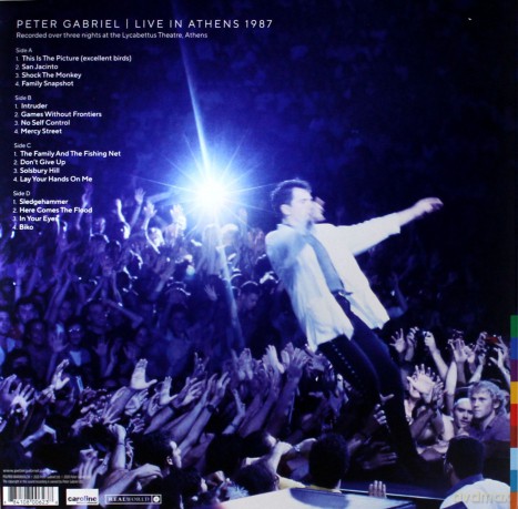 Peter Gabriel: Live In Athens 1987 [2xWinyl]