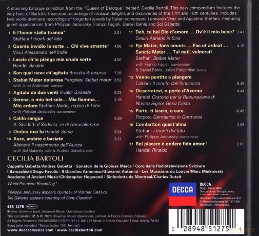 Cecilia Bartoli: Queen Of Baroque [CD]