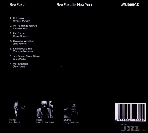 Ryo Fukui: Ryo Fukui In New York [CD]