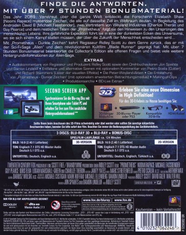Prometheus (Prometeusz) [Blu-Ray 3D]+[Blu-Ray]