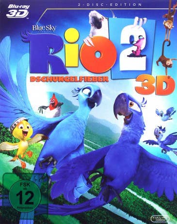 Rio 2 [Blu-Ray 3D]+[Blu-Ray]