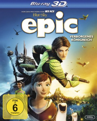 Epic (Tajemnica zielonego królestwa) [Blu-Ray 3D]+[Blu-Ray]+[DVD]