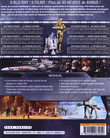 Star Wars: The Saga (Gwiezdne Wojny) [BOX] [9xBlu-Ray]