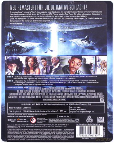 Independence Day (Dzień Niepodległości) (Limited) (steelbook) [2xBlu-ray]
