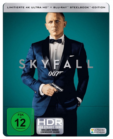 007 James Bond Skyfall (steelbook) [Blu-Ray 4K]+[Blu-Ray]