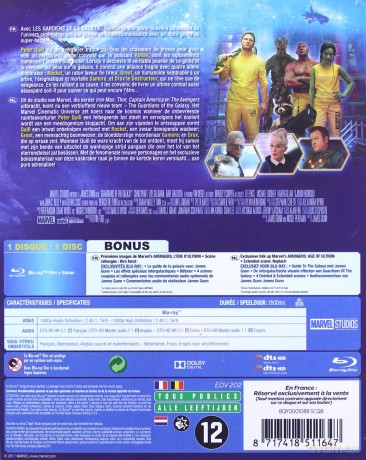 Guardians of the Galaxy (Strażnicy Galaktyki) [Blu-Ray]