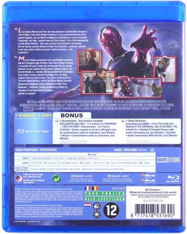 Avengers: Age of Ultron (Avengers: Czas Ultrona) [Blu-Ray]