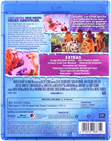 Ice Age: Collision Course (Epoka lodowcowa 5: Mocne uderzenie) [Blu-Ray]