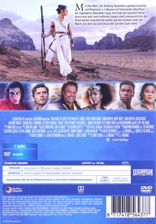 Star Wars: Episode IX - The Rise of Skywalker (Gwiezdne wojny: Skywalker. Odrodzenie) [DVD]