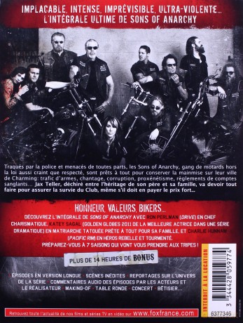Sons of Anarchy Season 1-7 (Synowie anarchii) [BOX] [30DVD]