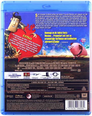 The Book of Life (Księga życia) [Blu-Ray]