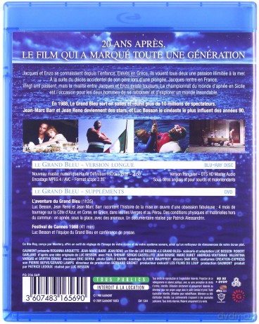 The Big Blue (Wielki błękit) [Blu-Ray]