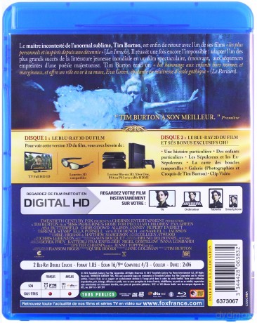 Miss Peregrine's Home for Peculiar Children (Osobliwy dom pani Peregrine) [Blu-Ray 3D]+[Blu-Ray]