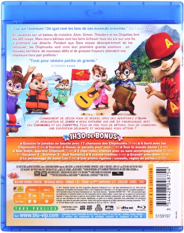 Alvin and the Chipmunks: Chipwrecked (Alvin i wiewiórki 3) [Blu-Ray]