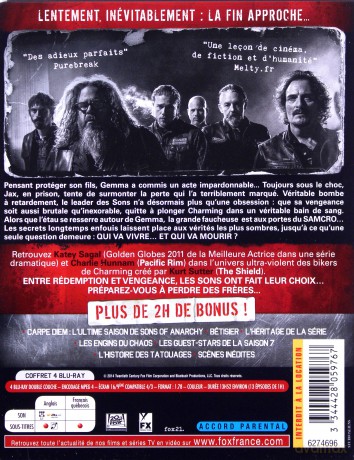 Sons of Anarchy: Season 7 (Synowie anarchii: Sezon 7) [4xBlu-Ray]